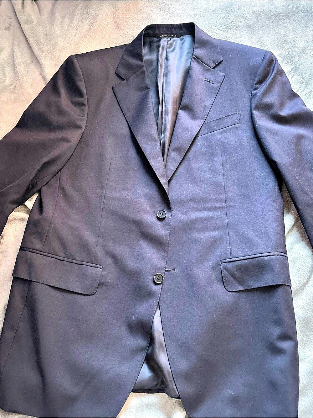 Canali Wool blazer in Black Size 44R (52) Like New